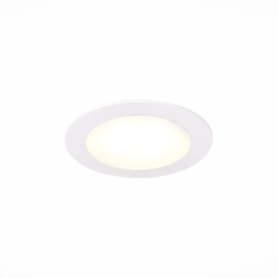 ST209.538.06 Св-к встр. Белый LED 1*6W 3000K 330Lm Ra80 110° IP20 D120xH8 90-265V