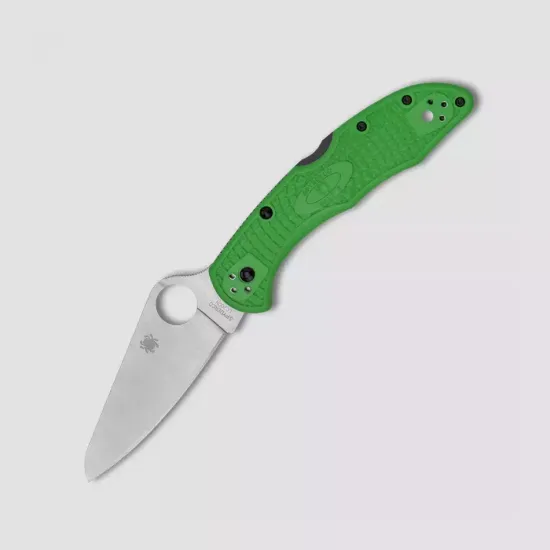 Складной нож Spyderco Salt 2 Green LC200N 88FPGR2 c клинком из стали LC200N Rustproof Steel, рукоять FRN