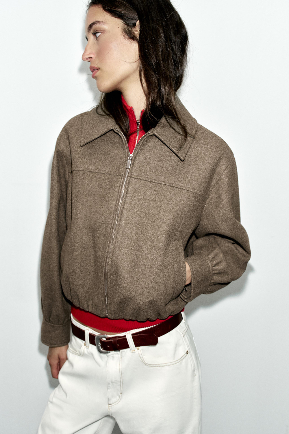 МЯГКАЯ КУРТКА НА МОЛНИИ — ZARA