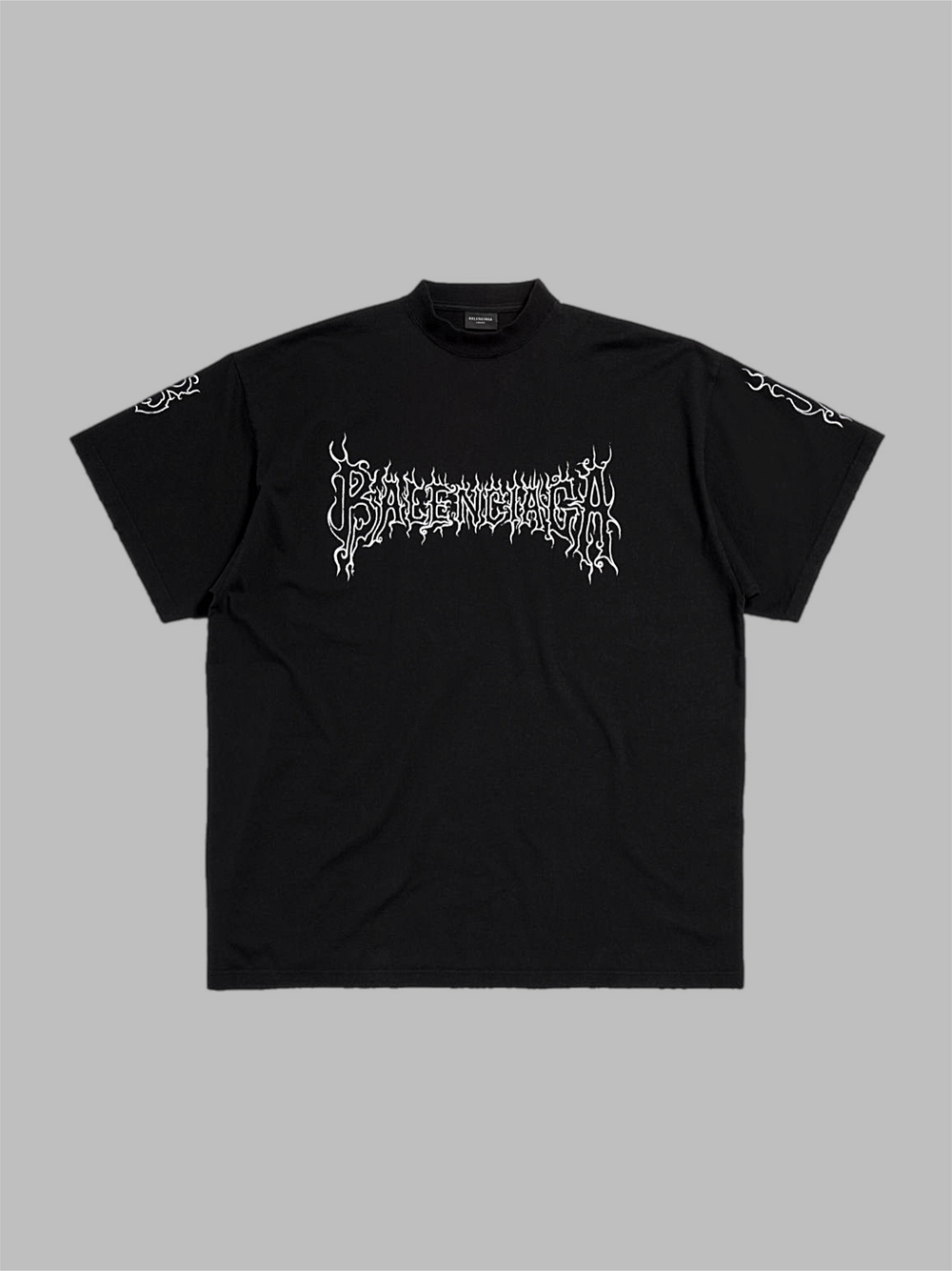 Футболка Balenciaga #D27 (черн.)