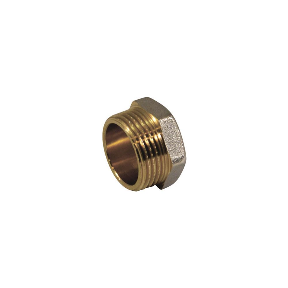Заглушка латунная СТМ с наружной резьбой 1/2"