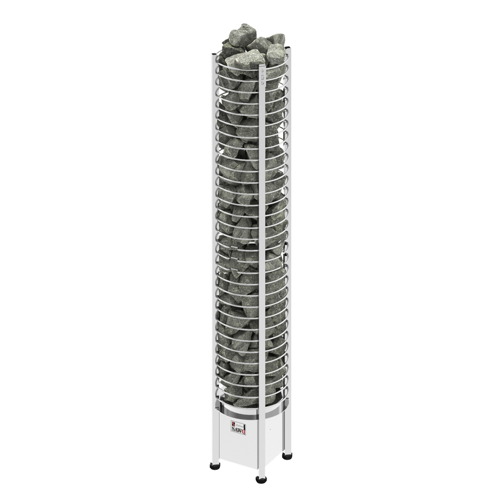 SAWO Электрическая печь TOWER вертикальная, 3 кВт, TH2-30NS-P , выносной пульт (пульт и блок мощности докупаются отдельно)