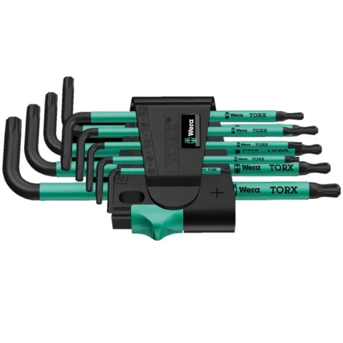 Набор Г-образных метрических ключей BlackLaser 967 PKL/9 TORX WERA 05024242001