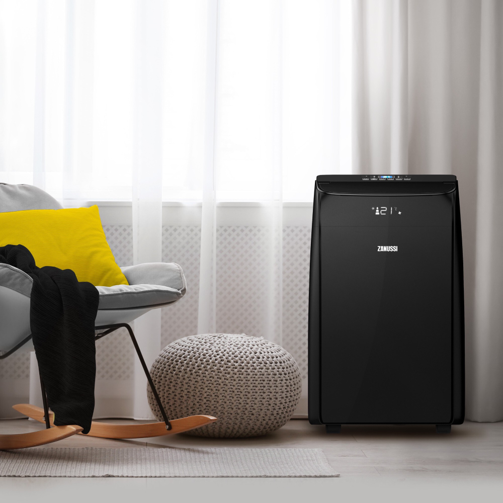 Мобильный кондиционер Zanussi Massimo Solar ZACM-12 NYK/N1 Black