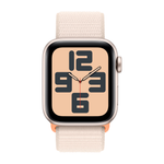 Умные часы Apple Watch SE 2 (2023) GPS, 40mm, Aluminium Case with Sport Loop, Starlight (Сияющая звезда)
