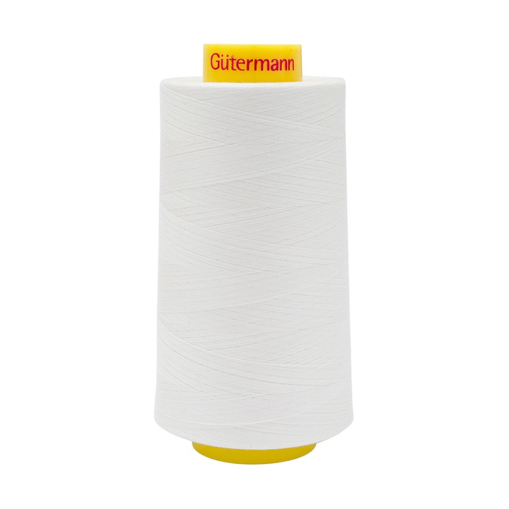 Нитка Gutermann Mara 150 (5000 метров), 1 боб., особо тонкая | _001 молочный (сумрачно-белый)