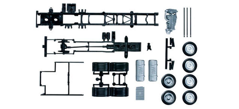 Шасси грузового автомобиля Mercedes-Benz Actros 2011, 3-осное, 7,45 м. 2 шт.