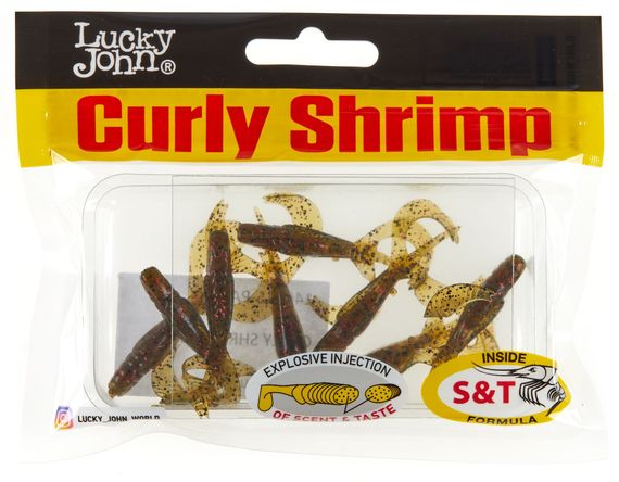 Твистеры съедоб. искусст.  LJ Pro Series Curly Shrimp 2,0in (05.00)/PA03 10шт.