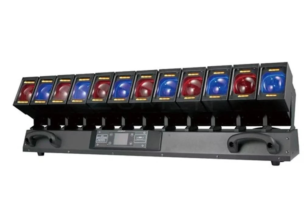 M1260-ZB — LED Moving Bar 12×60 Вт RGBW с зумом 3°–45°