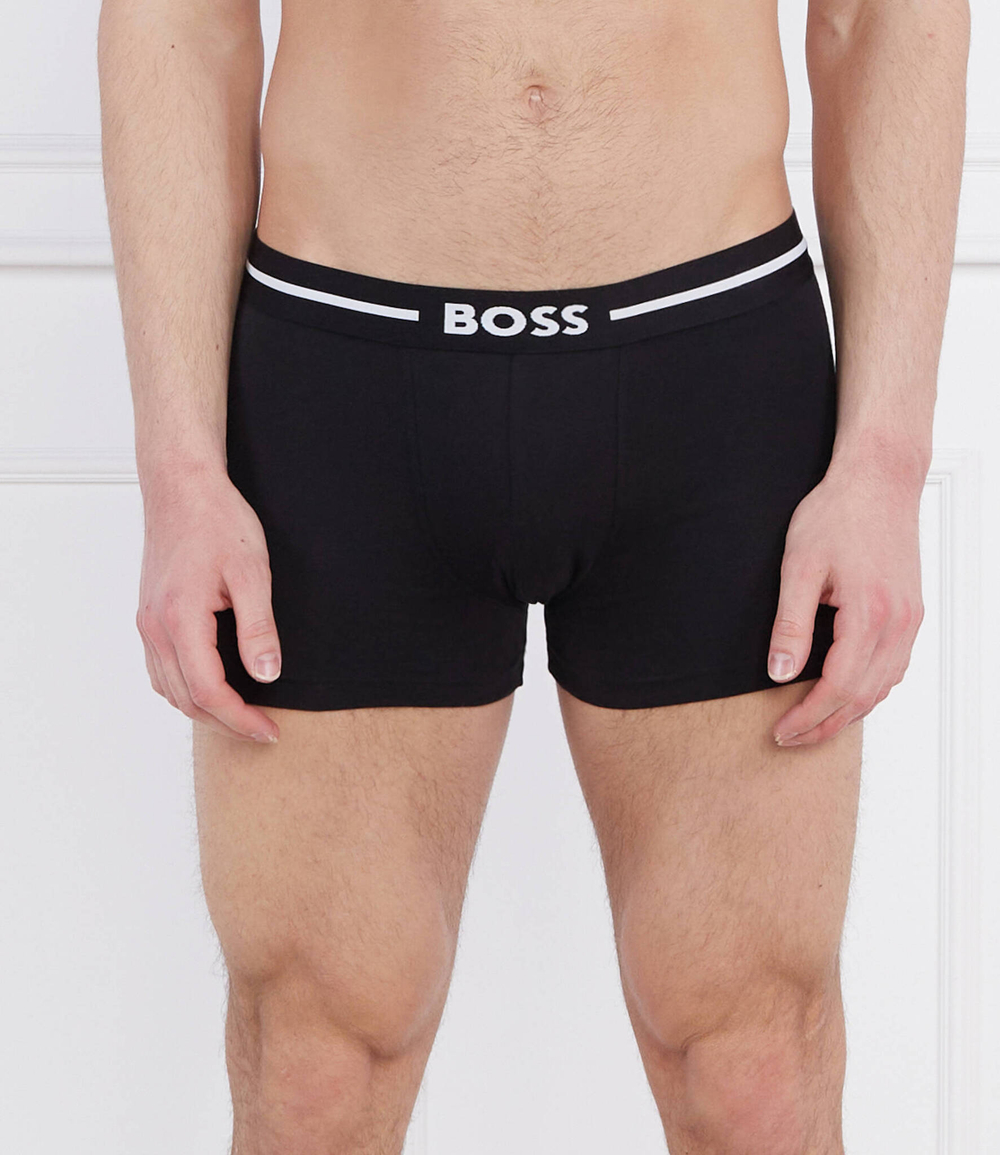 Трусики-боксеры 3шт. Trunk 3P Bold Design BOSS BLACK - красный(50490027)