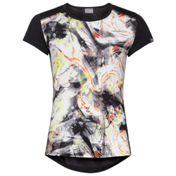 Футболка для девочки теннисная Head Sammy T-Shirt G - разноцветный/black