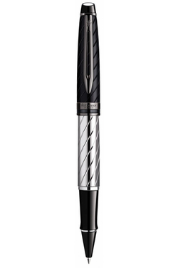 Ручка-роллер Waterman Expert 3 Precious CT, цвет: Black, стержень: Fblk