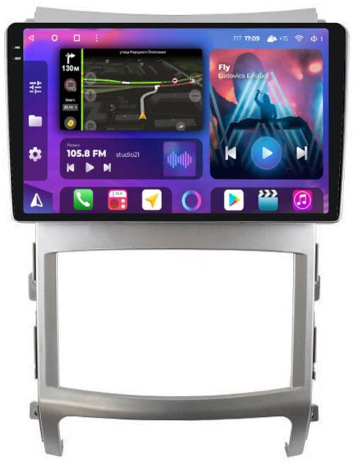 Магнитола для Hyundai ix55 2009-2013 - FarCar BM437M-2K монитор 9.5" 2K QLED на Android 14, Быстрая, CarPlay, 4G SIM-слот