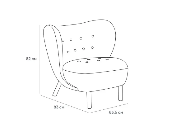 Кресло Lounge Wood 948854
