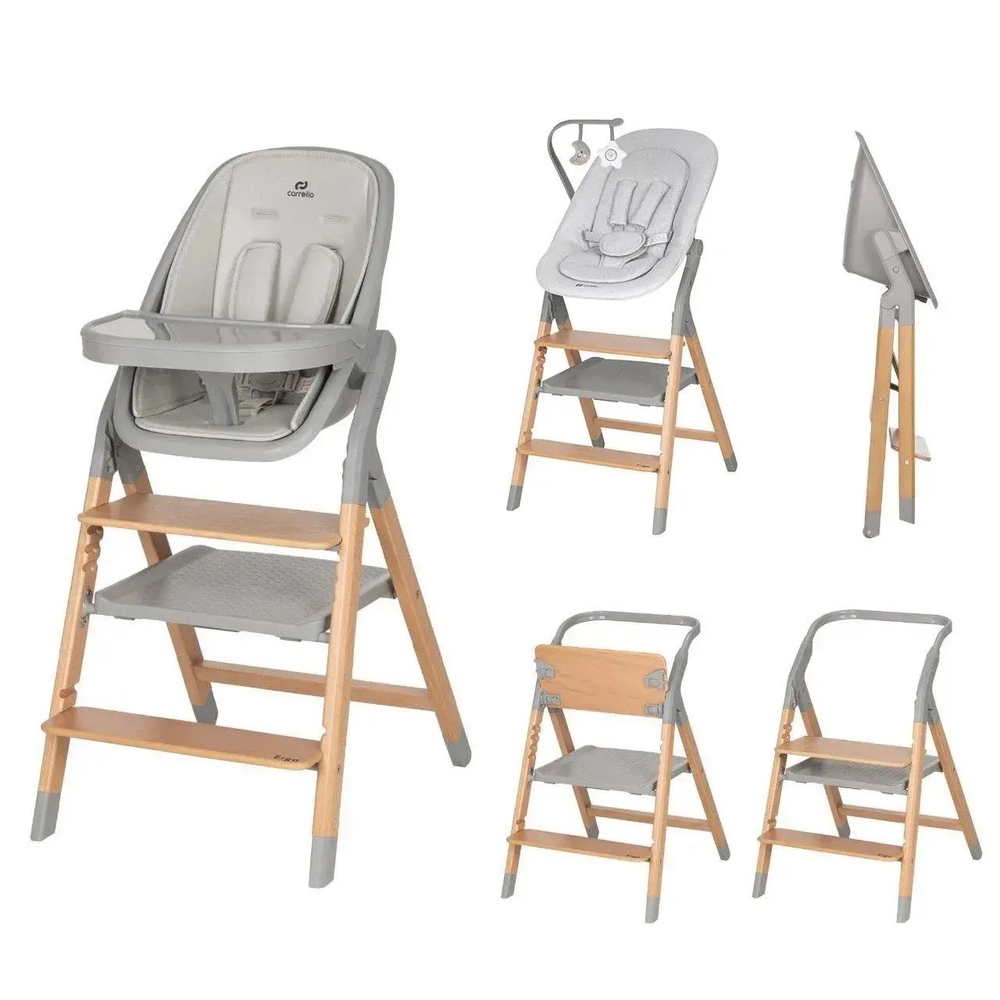 Стульчик для кормления Carrello Ergo CRL-16701 Nordic Grey (Светло-серый)