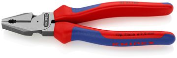 Плоскогубцы комбинированные особой мощности, 180 мм, KNIPEX 02 02 180 KN-0202180
