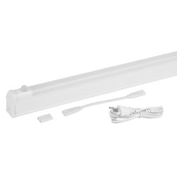 Линейный светодиодный светильник ЭРА LLED-02-08W-4000-MS-W 8Вт 4000K L574мм с датчиком движения | Бытовые светодиодные линейные светильники