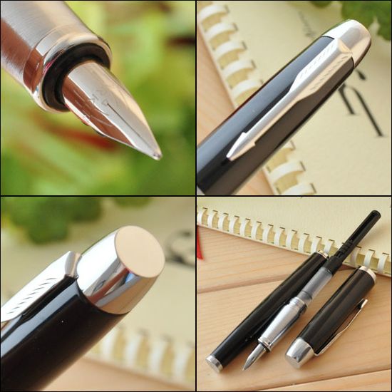 Перьевая ручка Parker IM Metal, F221, цвет: Black CT, перо : F, S0856180