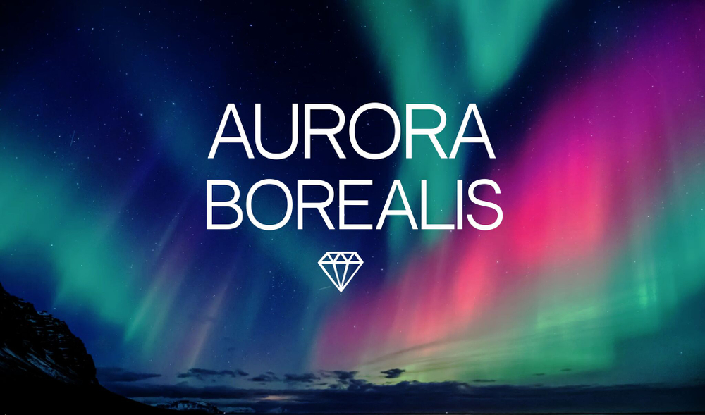 Набор пигментов AURORA BOREALIS (Северное сияние), 4 шт