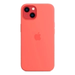 Силиконовый чехол с поддержкой MagSafe Apple Silicone Case для iPhone 13 mini, Pink Pomelo (Розовый помело)