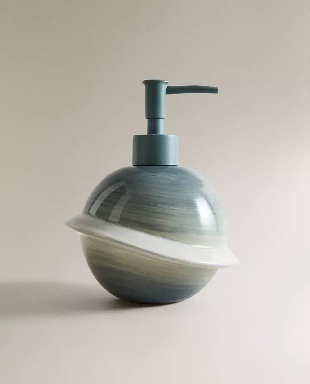 ZARA HOME ДЕТСКИЙ ДОЗАТОР ДЛЯ МЫЛА "CHILDREN'S PLANET", СЕРЫЙ/СИНИЙ