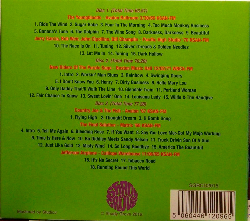 Сборник / Curiosities From The San Francisco Underground Volume Two (3CD)