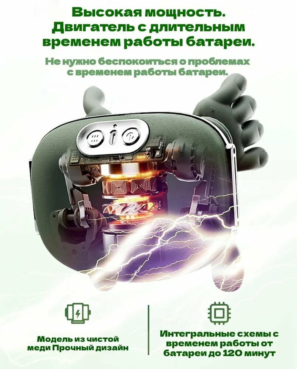 Массажер электрический, для шеи, плеч, спины, ног, 4D, с подогревом
