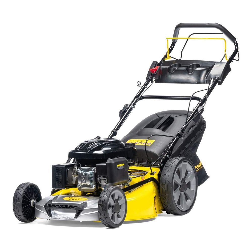 Газонокосилка CHAMPION LM5347 (PRO 4,4кВт привод 520мм 60л 20-80мм 1рычаг/8, 39кг 4в1)