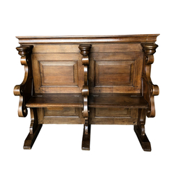 Церковная скамья 19 век Франция Roomers Antique AW-FC BENCH