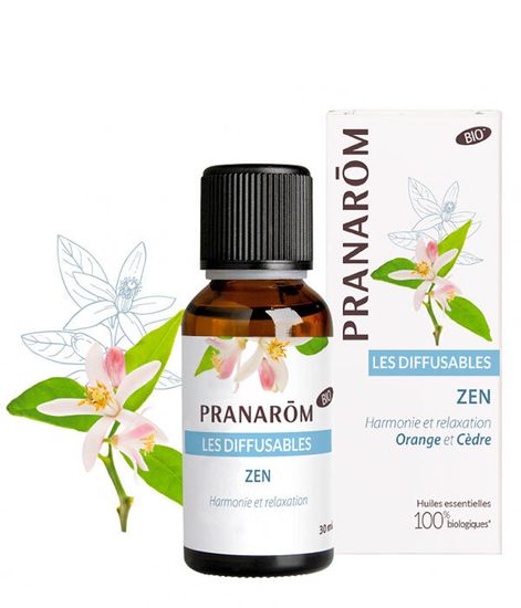 Смесь эфирных масел для ультразвукового диффузора Дзен, Pranarom