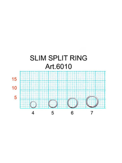 Заводное кольцо рыболовное SLIM SPLIT RING 6010 №5