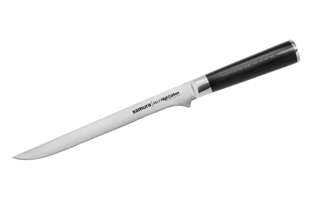 Нож кухонный филейный 21.8см Samura Mo-V SM-0048/K
