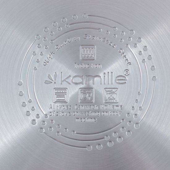 Набор кастрюль 4 предмета 1,7 л; 2,4 л. Kamille KM 5860 из нержавеющей стали