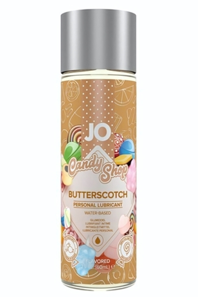 Смазка на водной основе Candy Shop Butterscotch с ароматом ирисок - 60 мл.