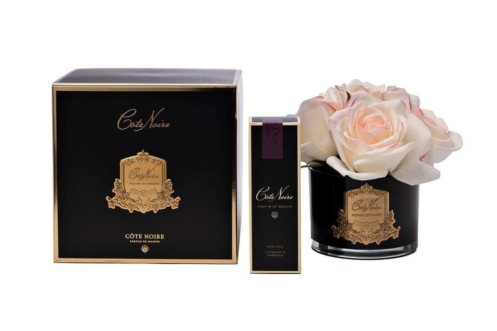 Букет/Композиция/Цветы Букет FIVE ROSE magentaиз 5 Cote Noire Серебряный / Прозрачный / Розовый