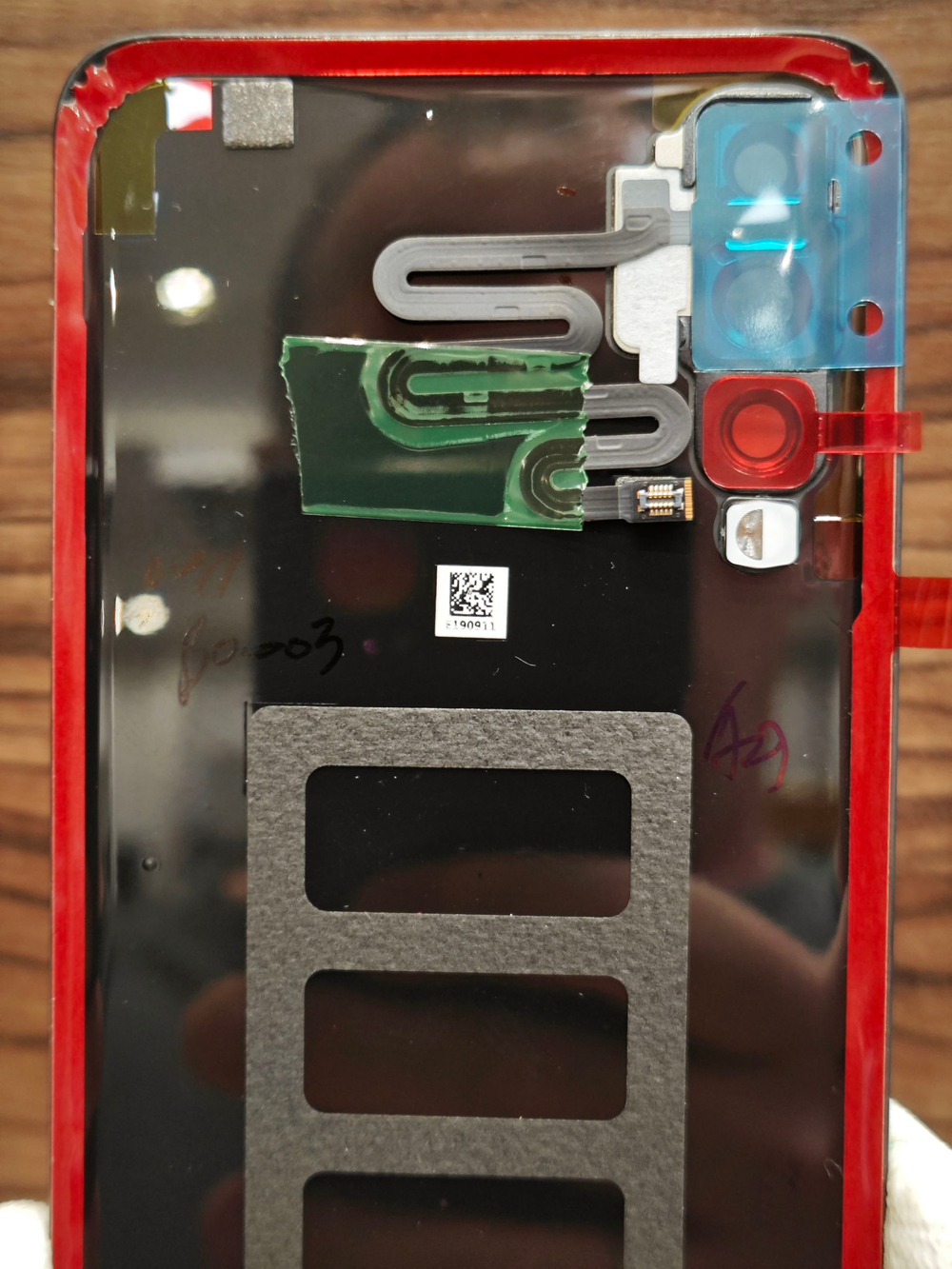Задняя крышка ORIGINAL для Huawei P20 Pro CLT-L29 - ( заднее стекло ) цвет: Чёрный / Black