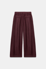 БРЮКИ БАРРЕЛ ИЗ 100% ЛЬНА — ZW COLLECTION — ZARA