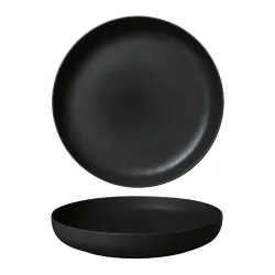 Тарелка с бортом d 23 см h3,5 см 600 мл Black Sand Noble [4]