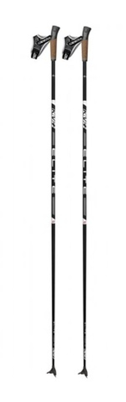 Лыжные палки KV+ Лыжные ELITE QCD Clip Black cross country pole