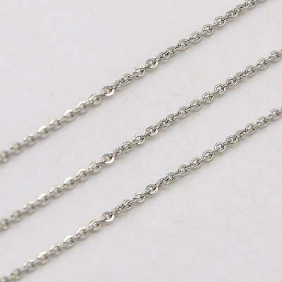 цс313203 Цепочка тонкая 1,5*1,2мм, нерж. сталь, м