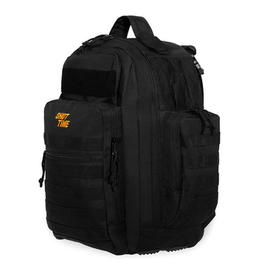 Рюкзак ShotTime городской/тактический Tactical 36л, ПВХ 600D, MOLLE, боковые термо карманы, чёрный, ST-BP-230 07-BK