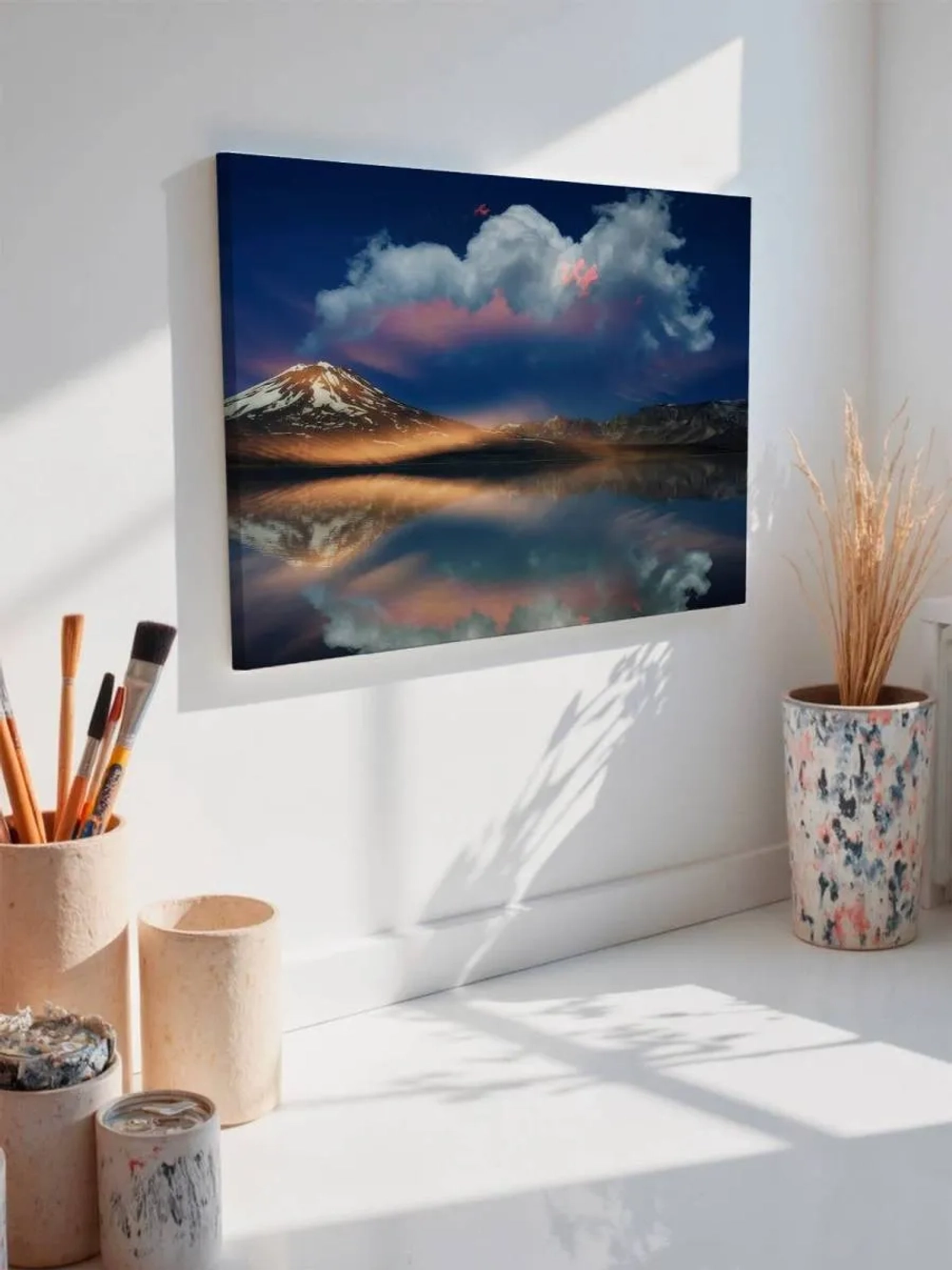 Картина на стену 40 X 50 Горное озеро