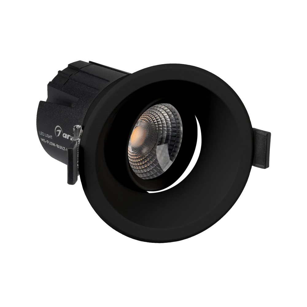 Светильник MS-FLOW-BUILT-R85-6W Day4000 (BK, 55 deg, 230V) (Arlight, IP20 Металл, 5 лет) 061251