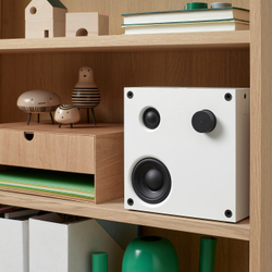 IKEA VAPPEBY  (ИКЕА ВАППЕБЙ)  -  Колонка Bluetooth - белая, 3-е поколение, 20x20 см