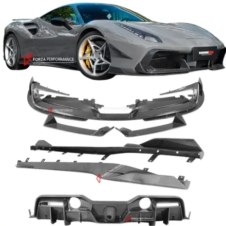 Широкий карбоновый обвес IMP Performance для Ferrari 488 Spider 2015-2022 Феррари