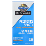 Garden of Life, Probiotics Sport +, 50 млрд, 30 вегетарианских капсул