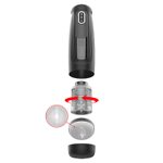 Автоматический мастурбатор-вагина 30см с поступательными движениями и функцией вращения JamyJob Tornado 360 Rotate Tech Masturbator