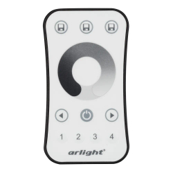 Пульт SMART-R10-DIM (4 зоны, 2.4G) (Arlight, IP20 Пластик, 5 лет) 023033