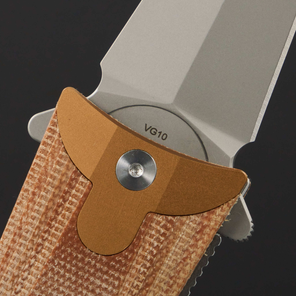 Нож складной Daggerr Чинкуэда Cinquedea micarta BB VG10