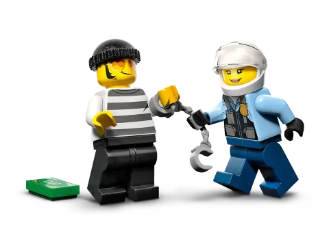 Конструктор LEGO City 60392 Полицейская погоня на байке
